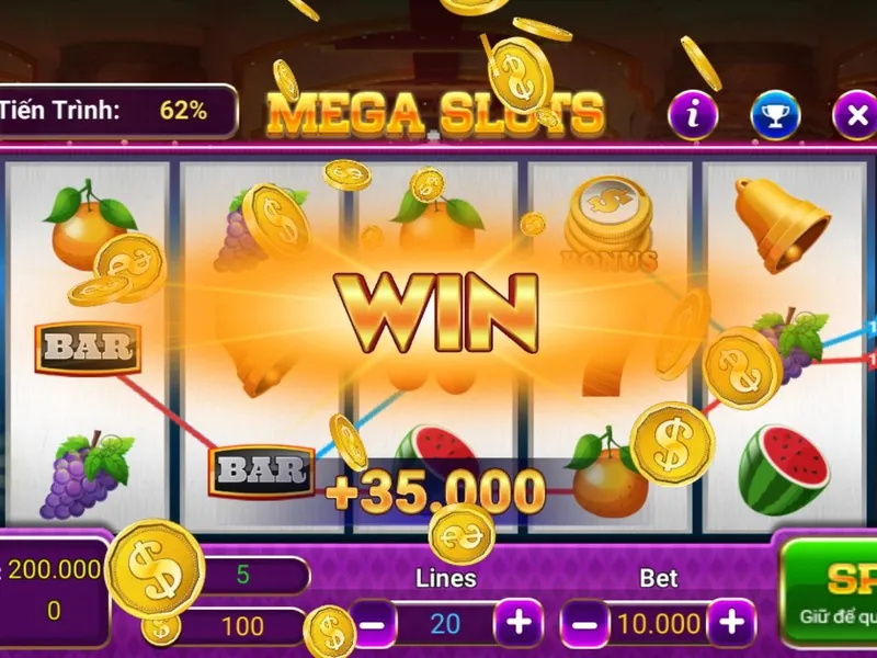 Đồ họa sống động của trò chơi Nổ Hũ 88 Win 3D Slots